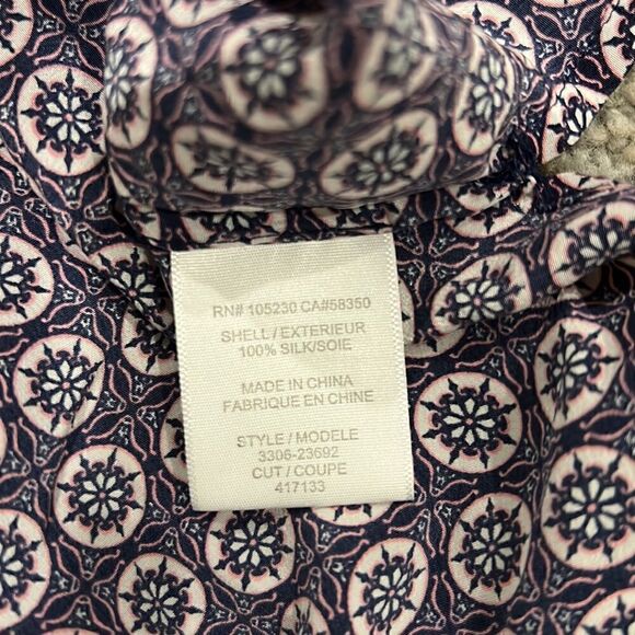 Joie top beautiful print. 100% silk Size XS - Picture 5 of 5